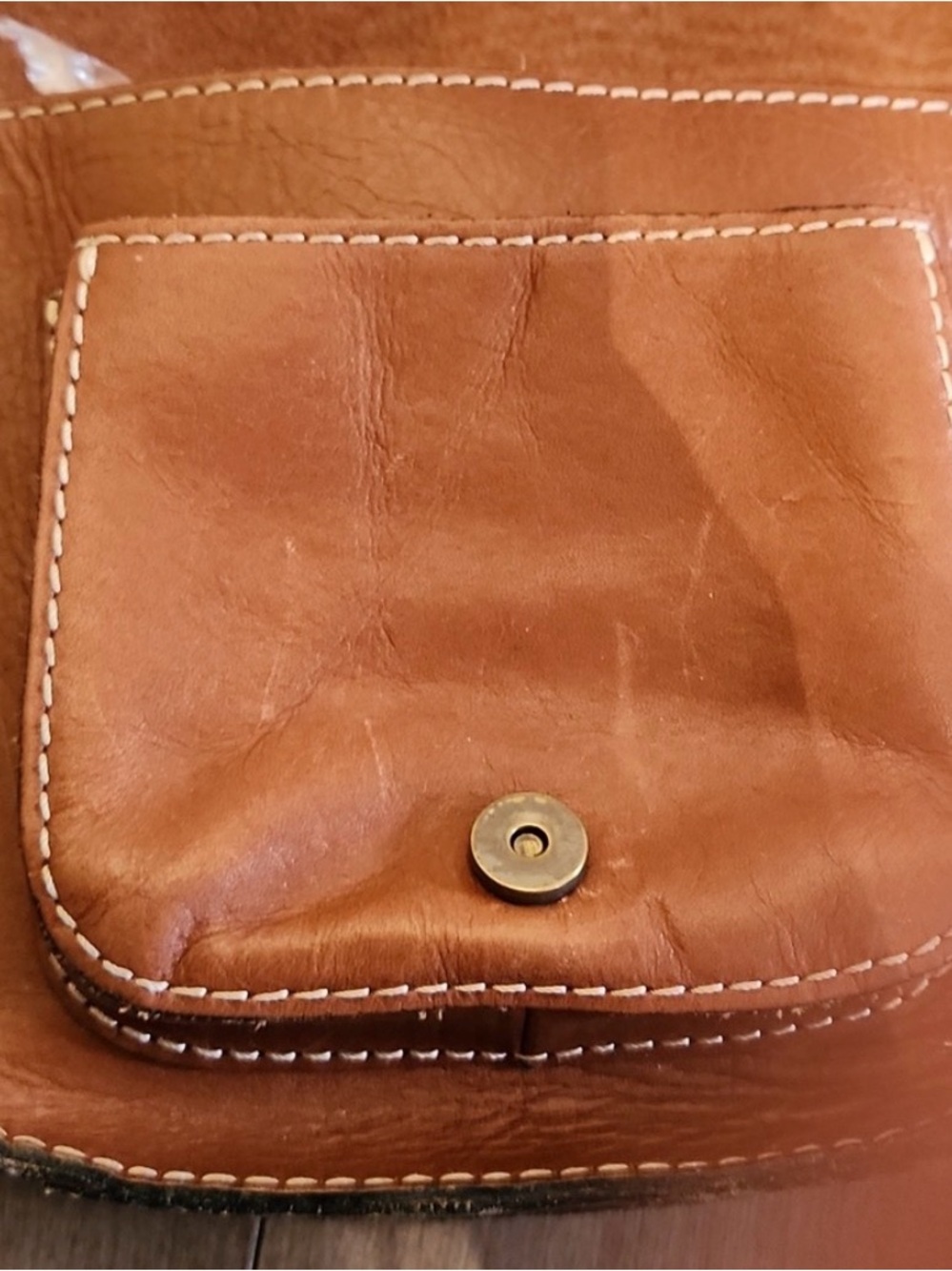 Patricia Nash Leather Saddle Bag - Picture 9 of 11